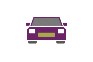 car with color clear background